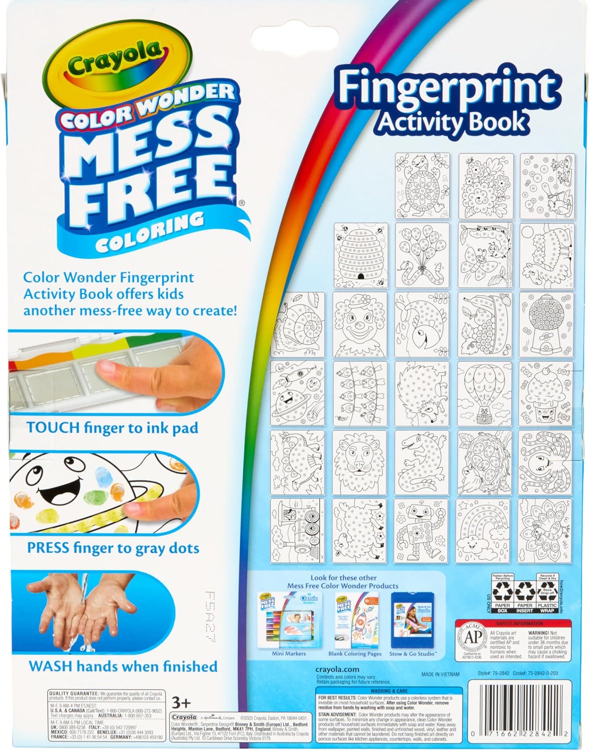 Thumbnail 4 de Crayola Color Wonder Fingerprint Ink Set ✏