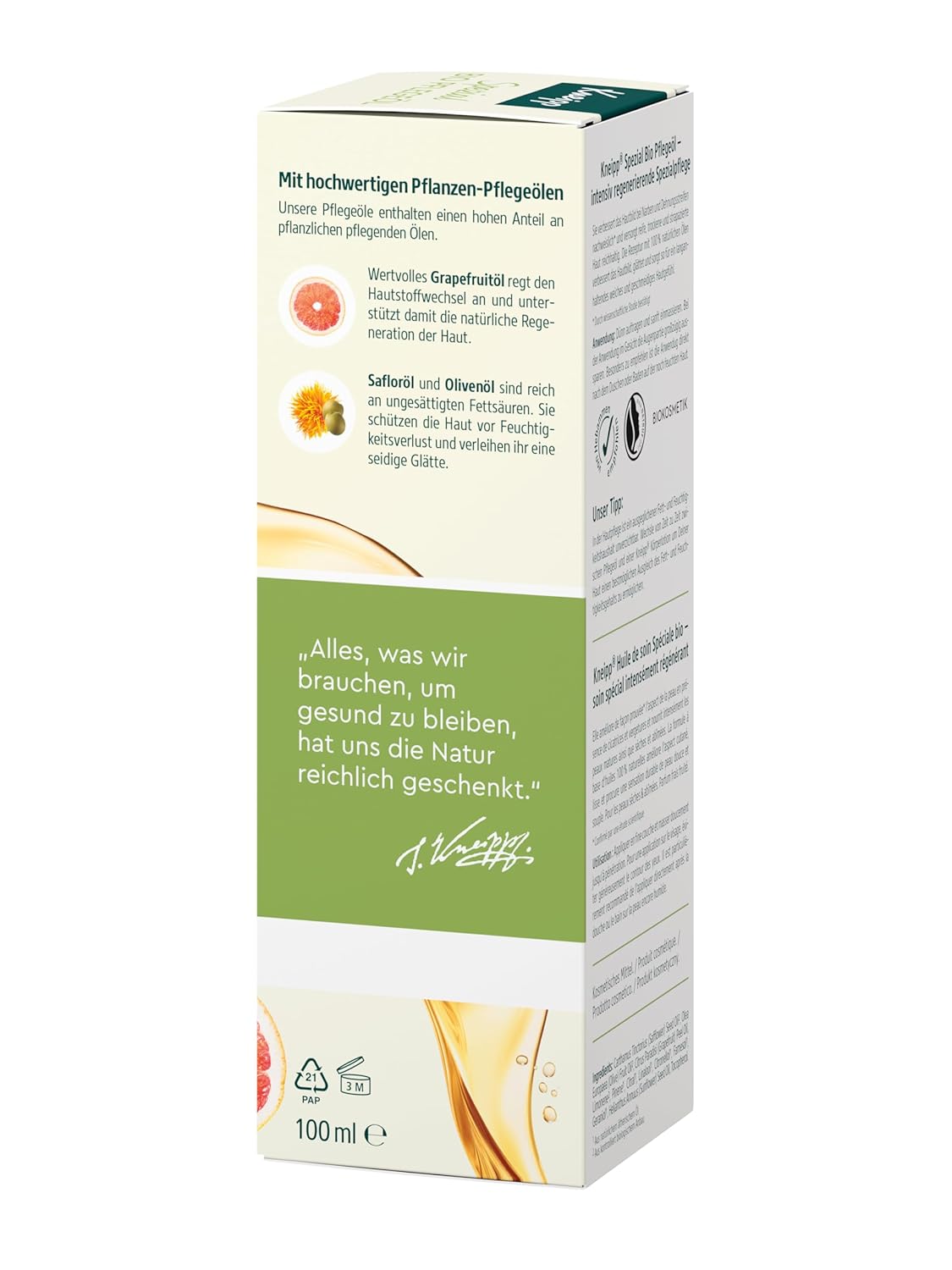 Thumbnail 5 de Kneipp Bio Pflegeöl Spezial – Hautöl für Narben & Dehnungsstreifen (100 ml)