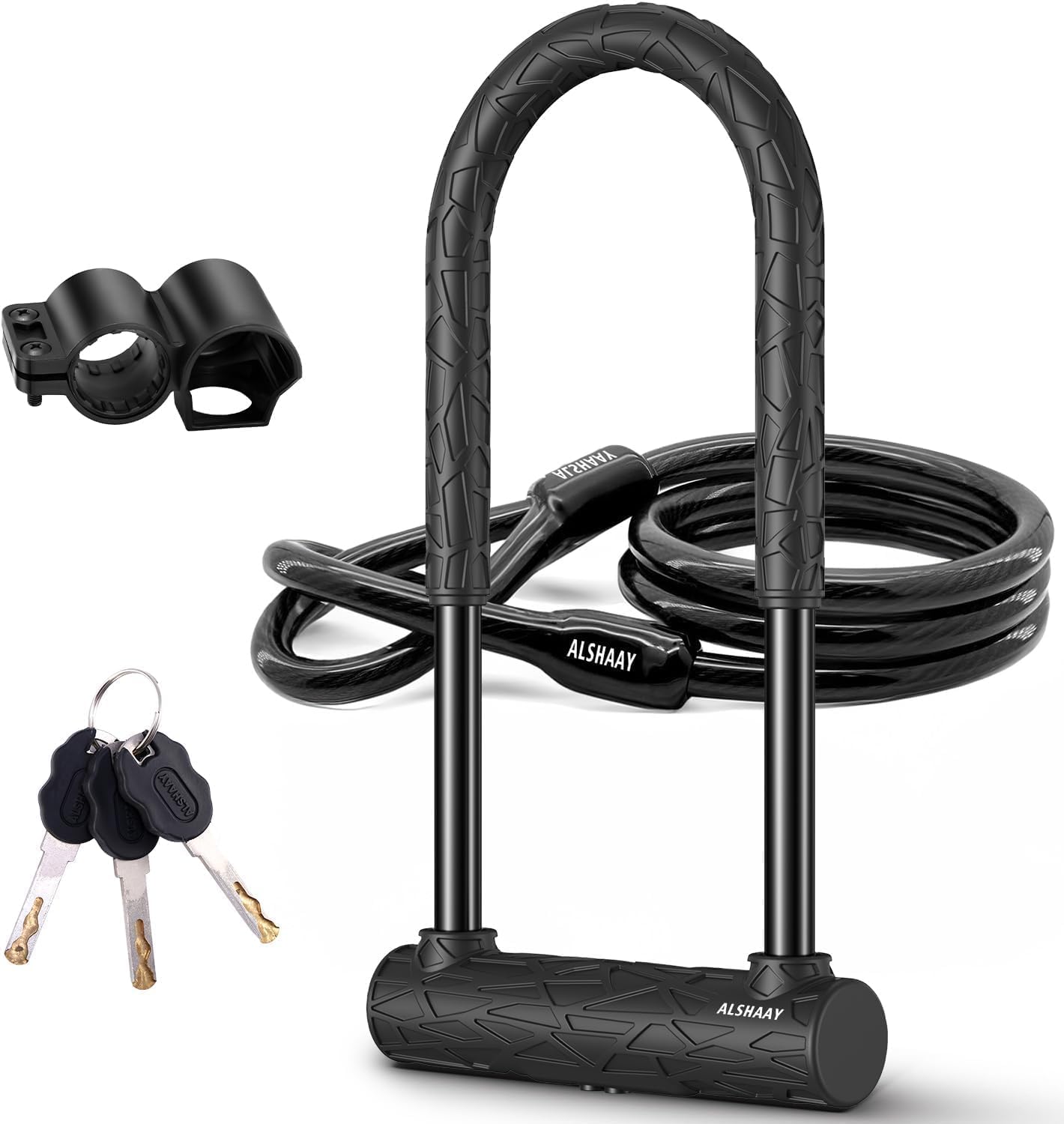 Thumbnail 6 de Heavy Duty Bike U Lock with 12 Ton Shear and 0.74-Inch Shackle