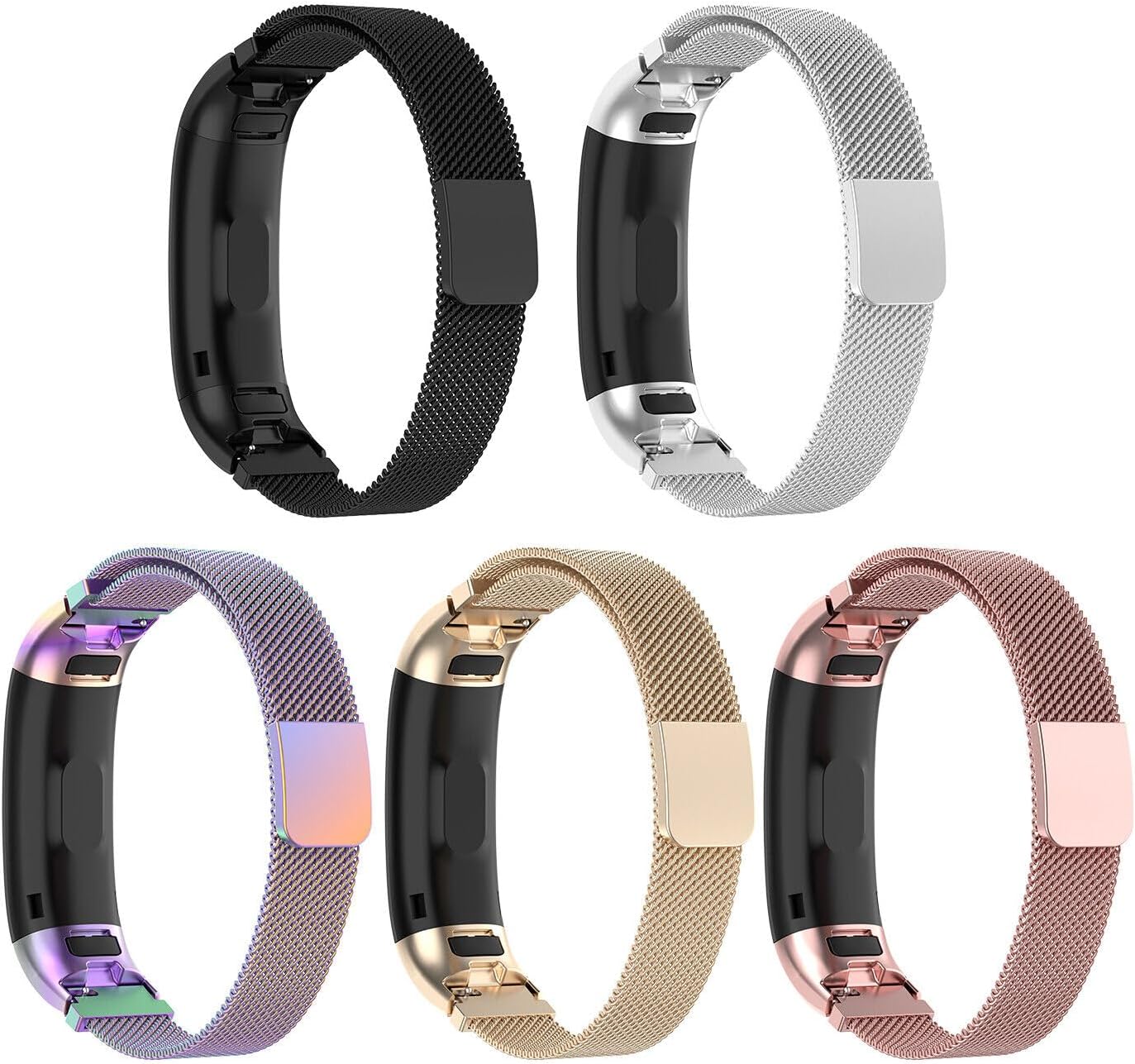 Thumbnail 5 de Panda Bobo Milanese stainless steel magnetic strap for Huawei Band 3/3 Pro/4 Pro