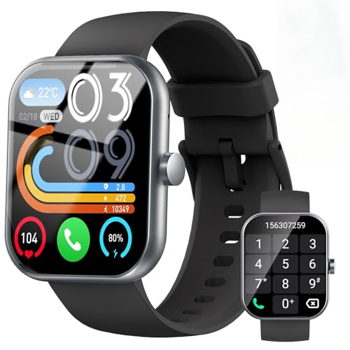 Detalle de Matast 2026 Reloj Inteligente para Hombre y Mujer, 1.96'' con Llamadas Bluetooth, Notificaciones y 100+ Modos Deportivos