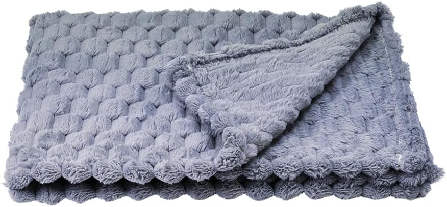 Detalle de Nobby Diamond Classic liggfilt för hund i grå fleece, 75 x 100 cm