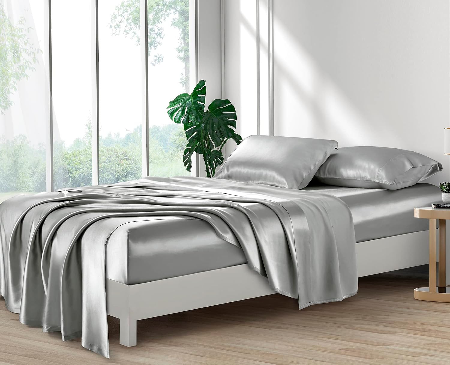 Detalle 2 de Lanest Housing Satin Sheets, 400 TC Full