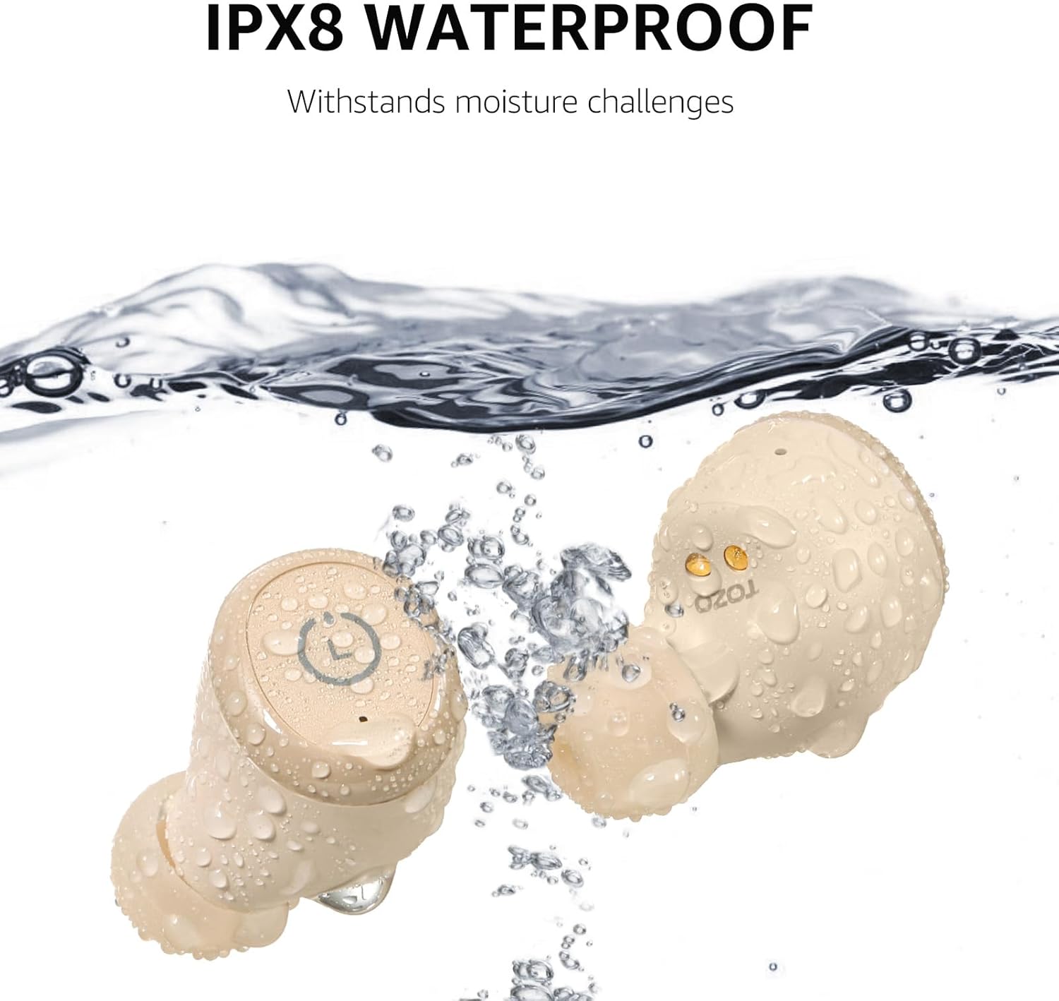 Thumbnail 4 de TOZO T10 – Écouteurs Bluetooth sans fil intra-auriculaires (Bluetooth 5.3, autonomie jusqu’à 55 h, IPX8)