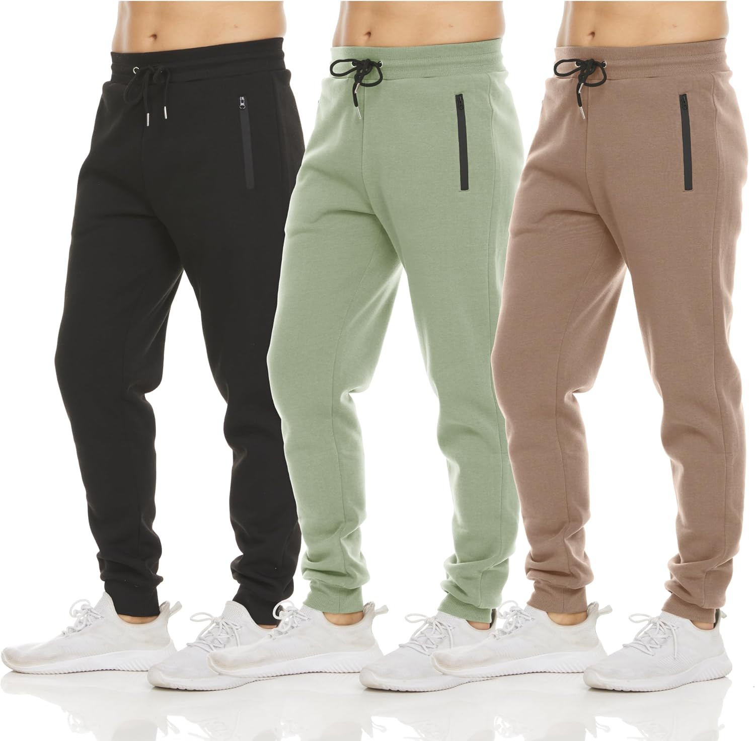 Thumbnail 3 de PURE CHAMP Mens 3 Pack Jogger Sweatpants