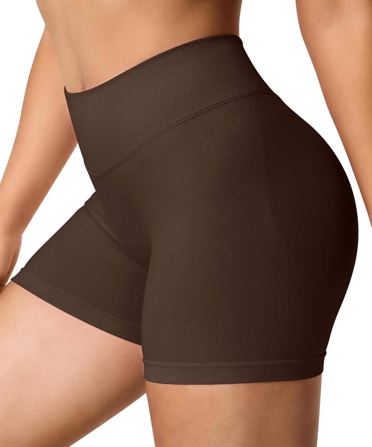 Thumbnail 3 de TAYOEA Damen Sport Shorts Scrunch – Nahtlose Kurze Hose mit Push-Up und Po-Lifting