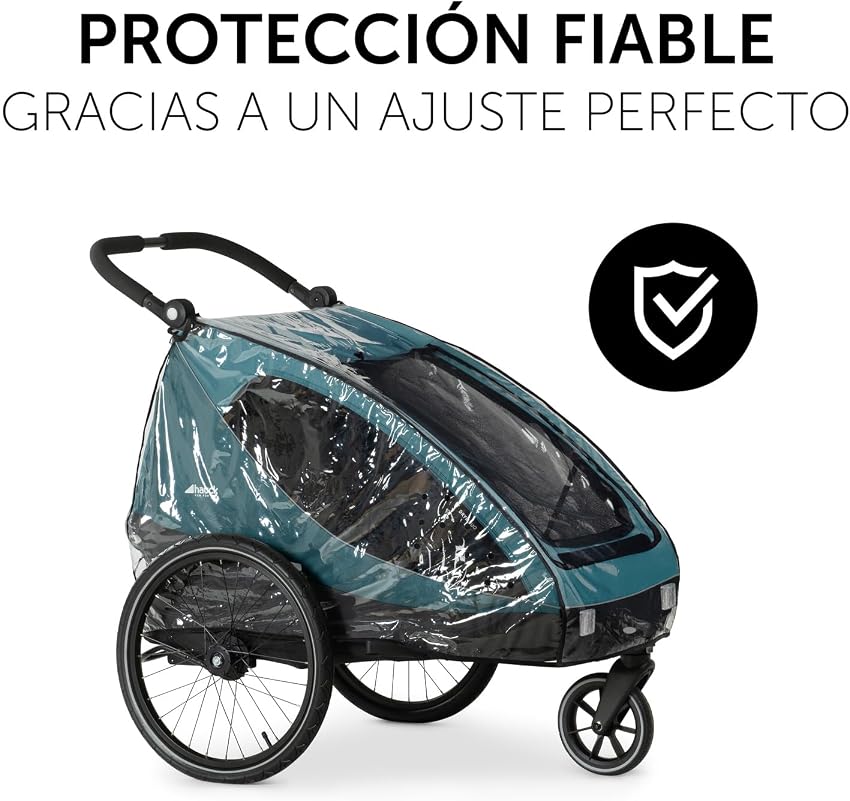 Detalle 2 de hauck Freerider Carro gemelar plegable hasta 30 kg 👶