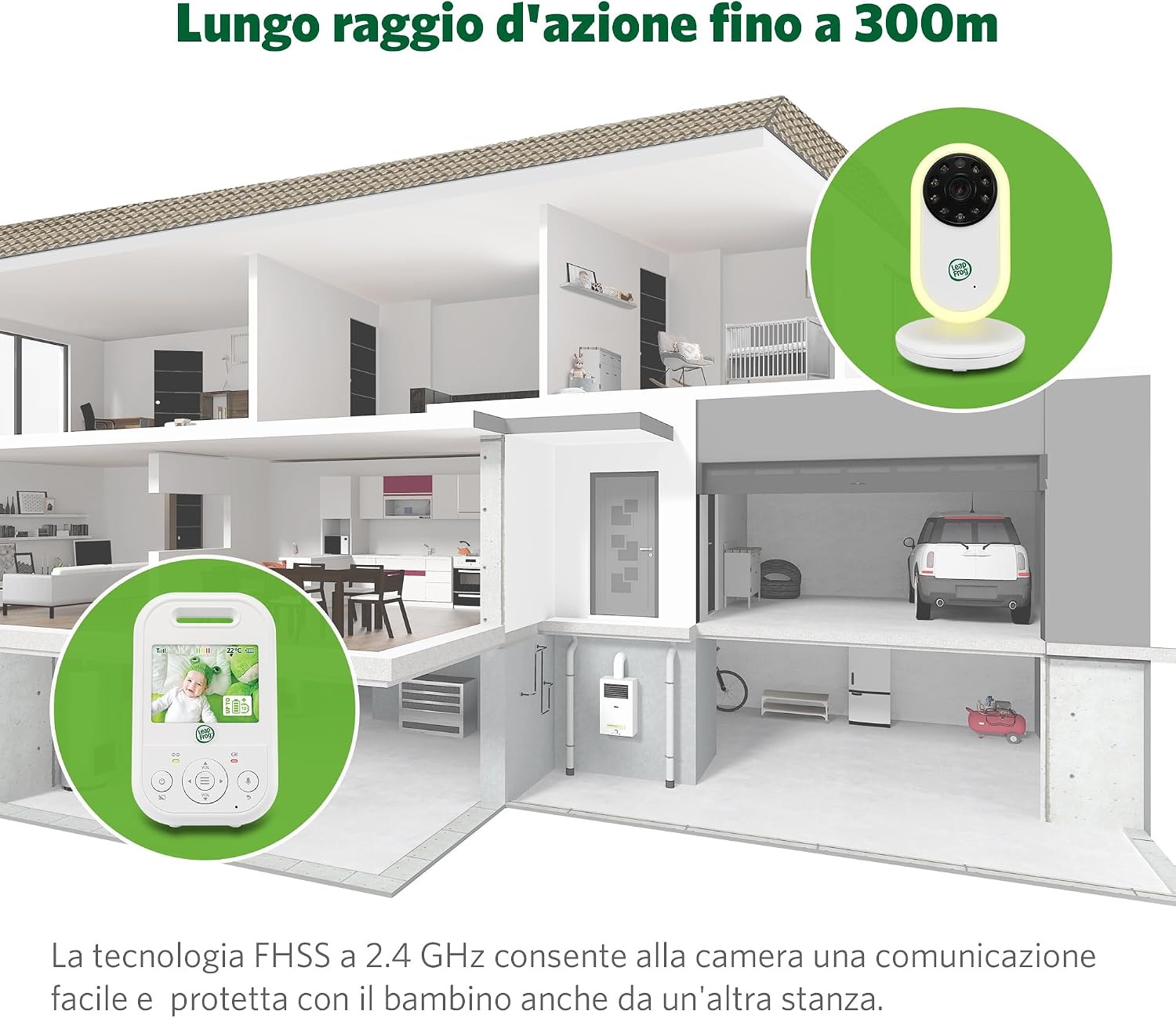 Thumbnail 5 de LeapFrog LF2423 Baby Monitor 2,8"