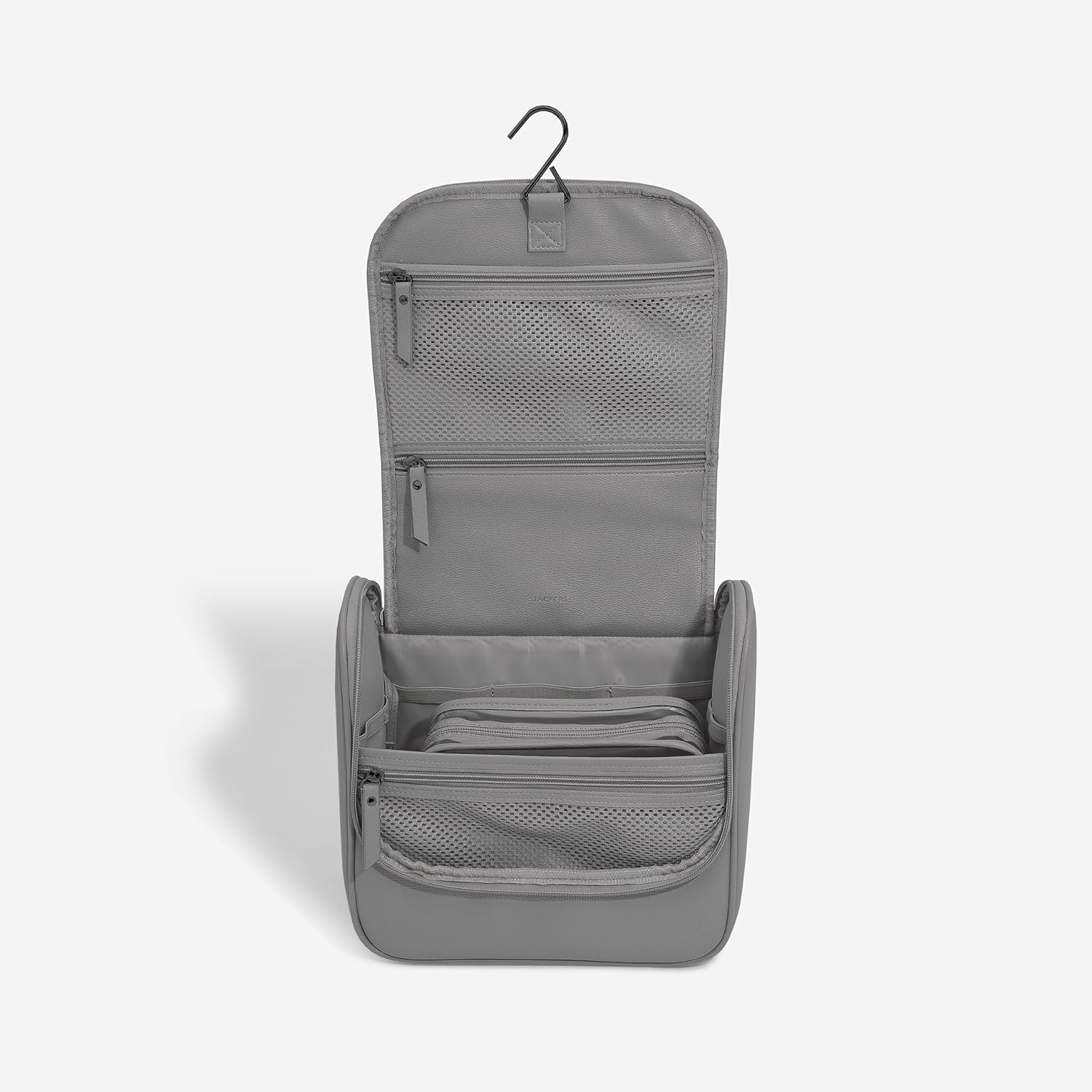Detalle de Stackers Slate Grey Hanging Wash Bag
