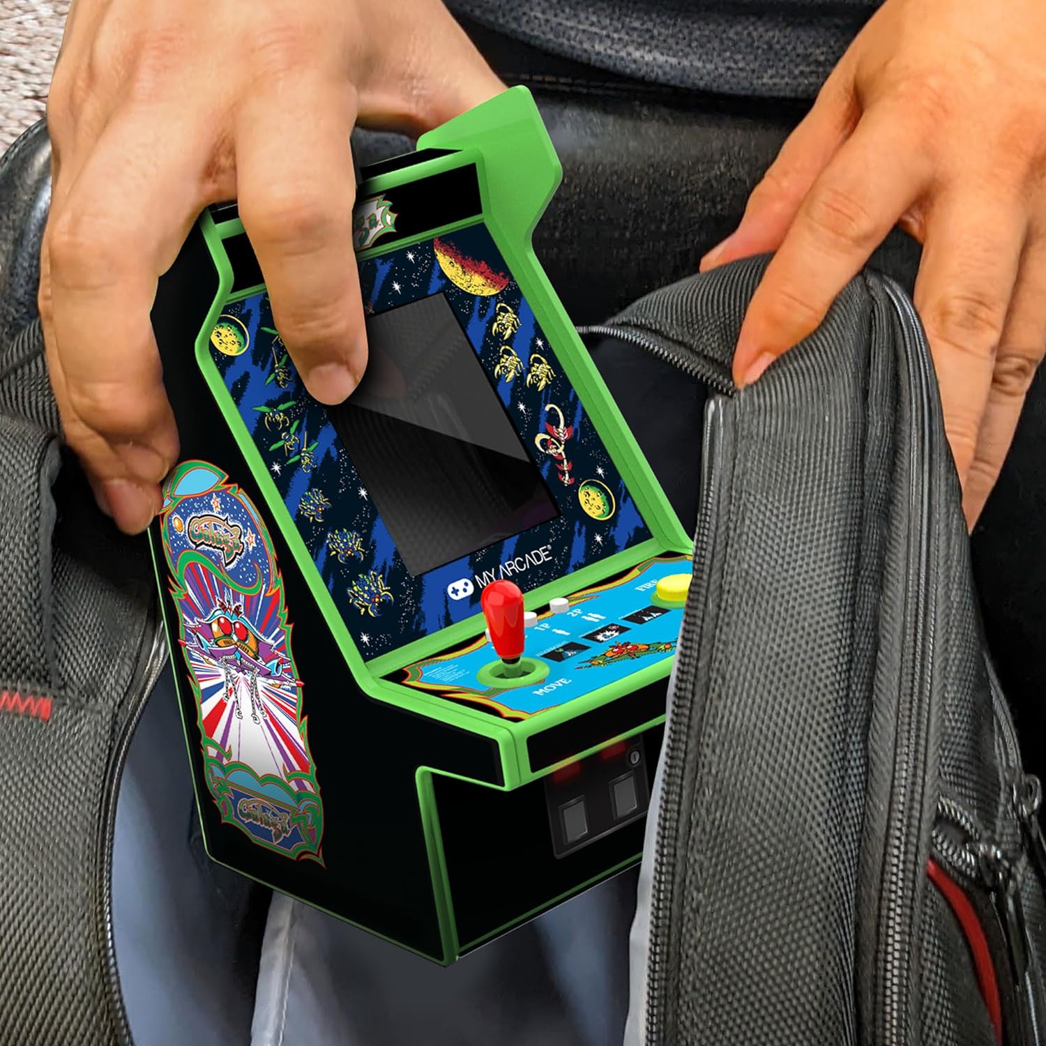 Detalle de My Arcade DGUNL-4195 Galaga/Galaxian Micro Player Pro Portable Retro Arcade