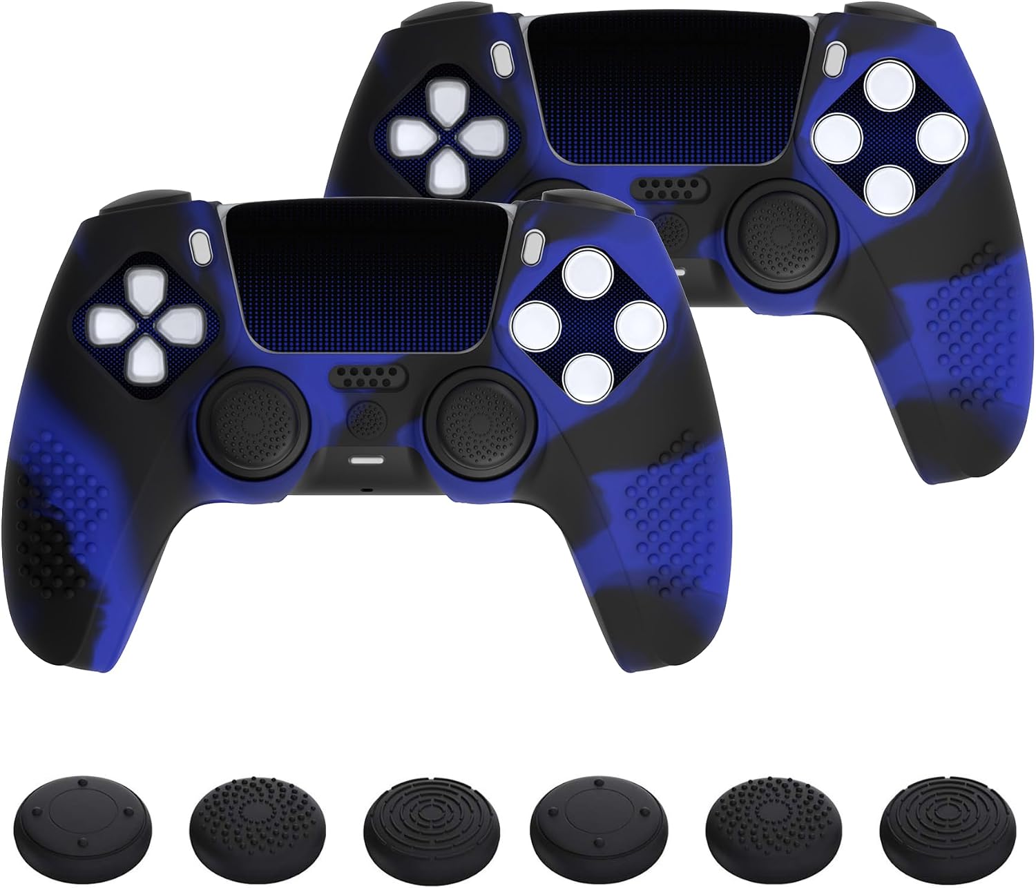 Detalle de PlayVital 2-Pack Silicone Cover for PS5 Controller