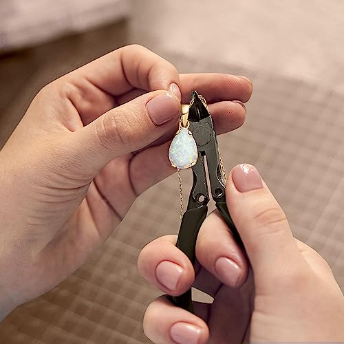 Thumbnail 6 de ADITA GOLD White Opal Pendant Birthstone Necklace for Women, Gold Plated