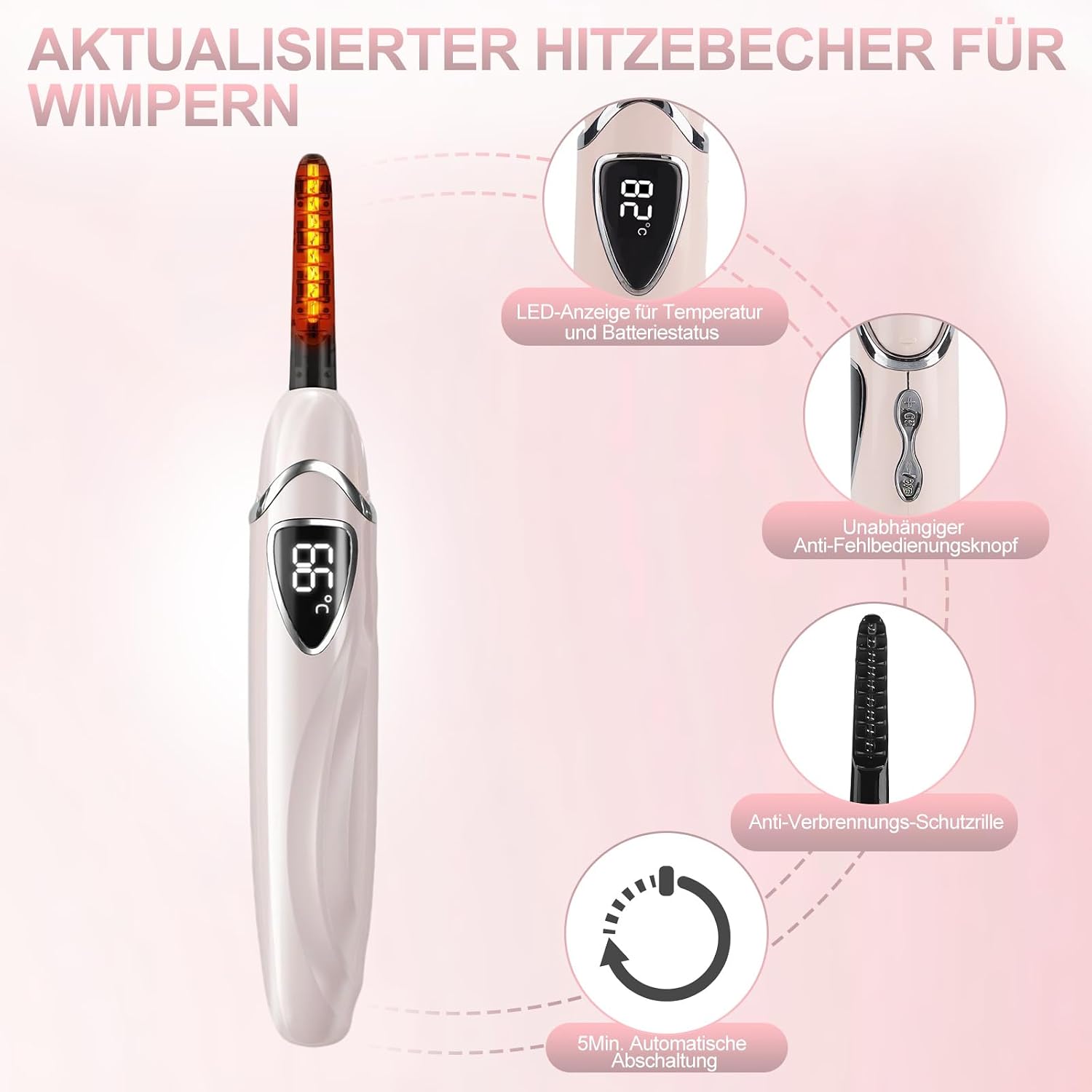 Thumbnail 1 de Runpeak S600: Beheizbare Wimpernzange für langanhaltenden Schwung