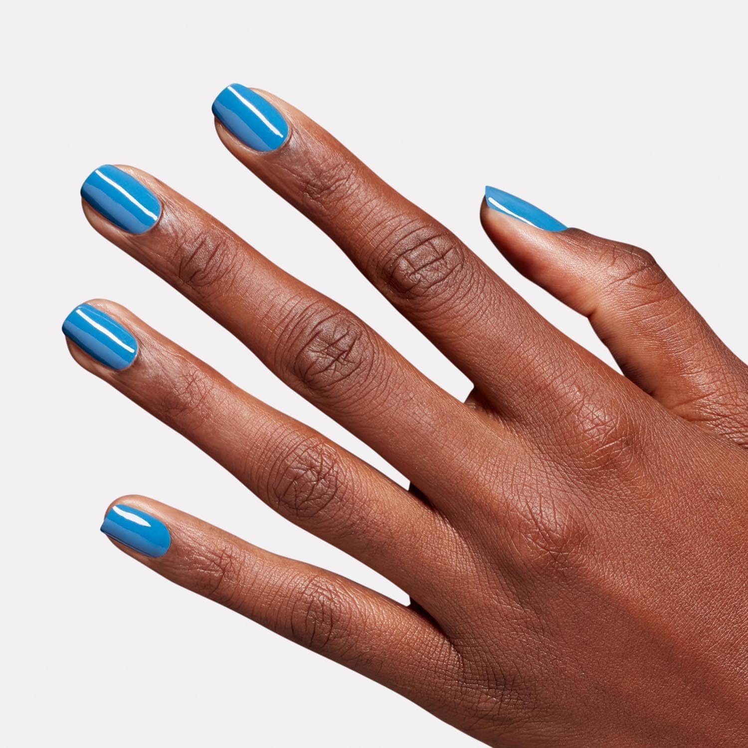 Thumbnail 3 de OPI Nature Strong Fresh as a Blue Daisy – smalto vegano blu, brillante e a lunga durata fino a 7 giorni (15 ml)