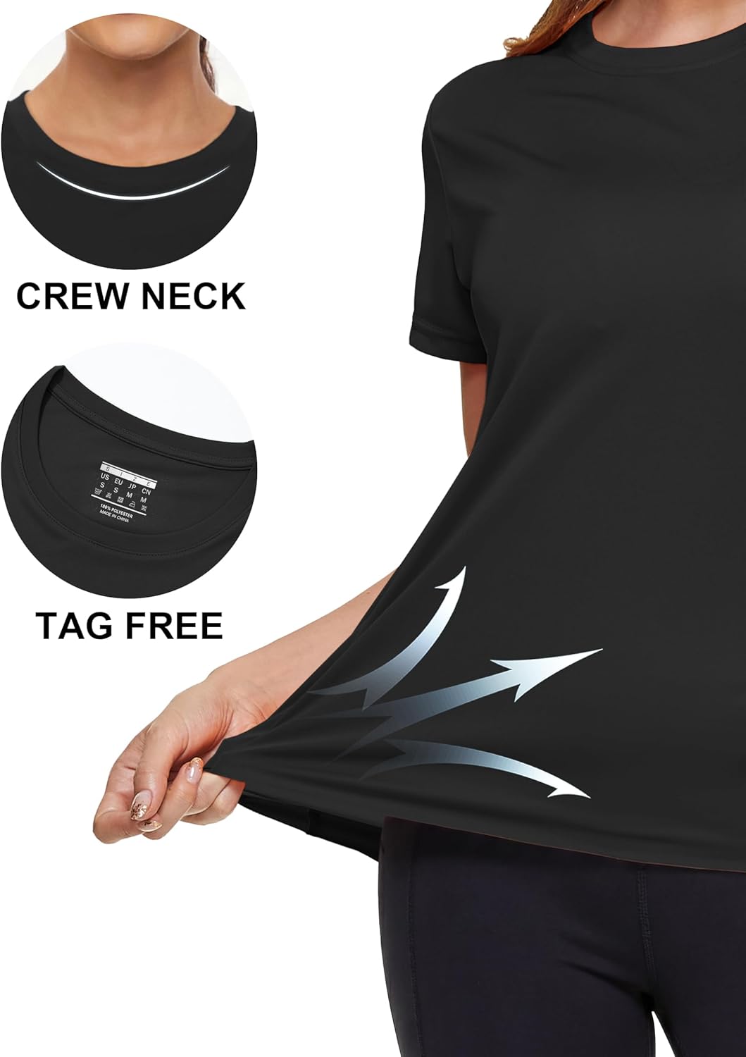 Detalle 2 de MAGCOMSEN Women's UPF 50+ Short Sleeve Rash Guard