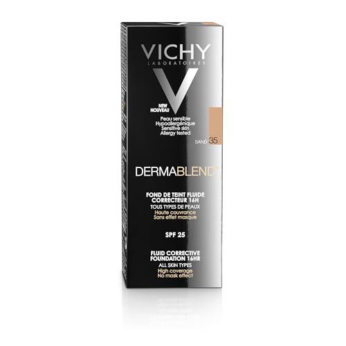 Thumbnail 1 de Vichy Dermablend Teint-korrigierendes Make-up 35 sand – deckendes Make-up für empfindliche, unreine Haut