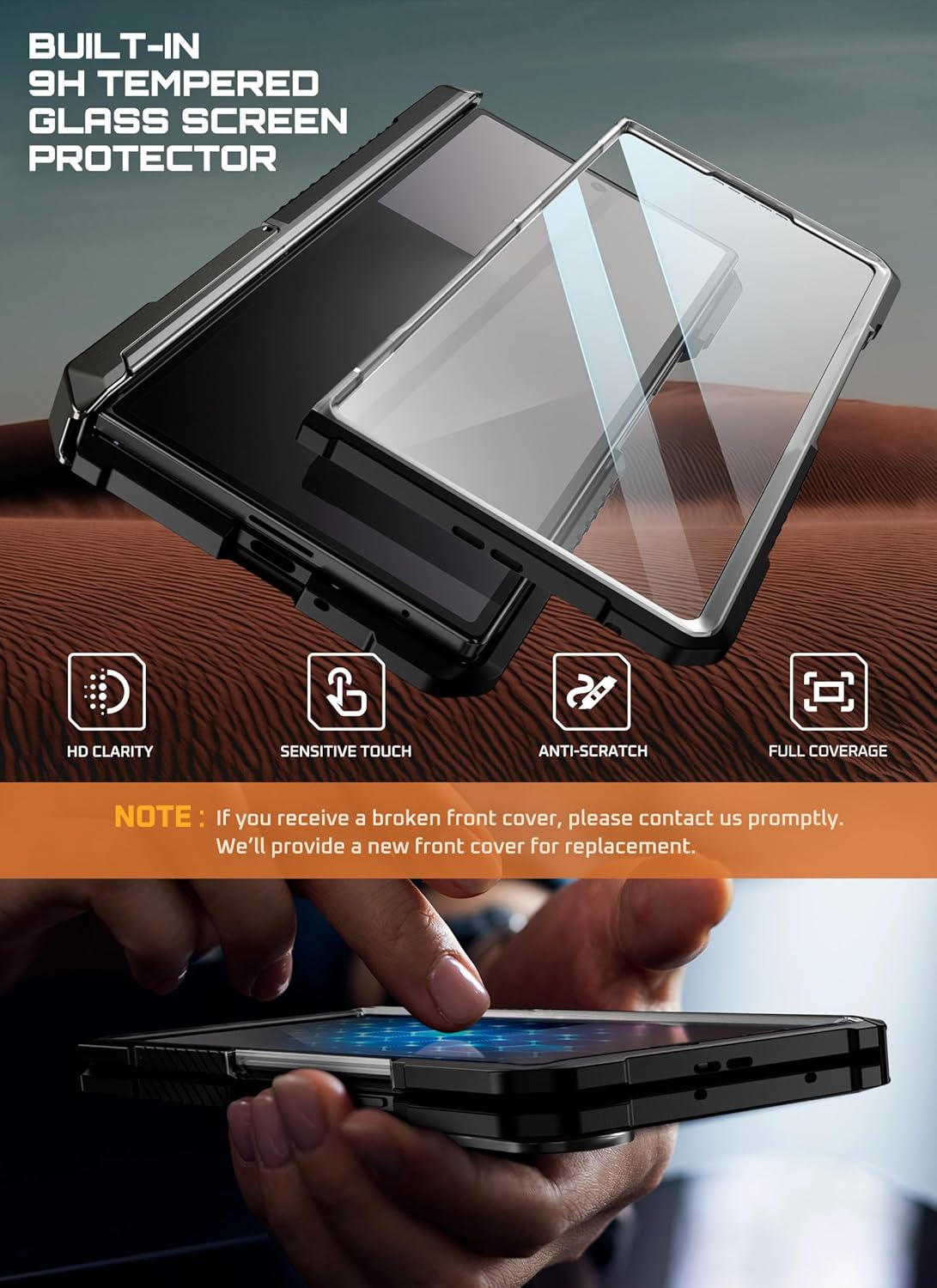 Thumbnail 4 de SUPCASE Samsung Galaxy Z Fold 7 rugged case with kickstand