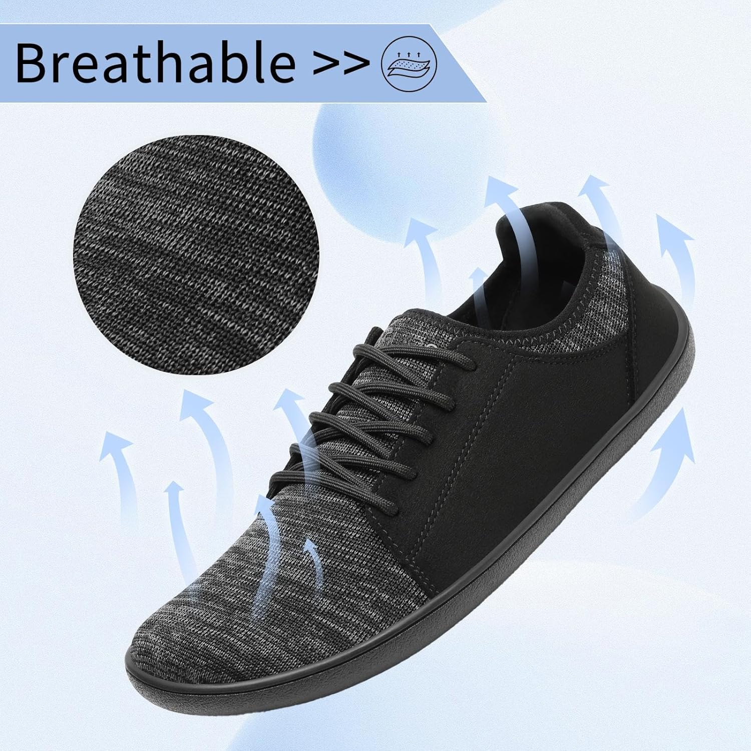 Thumbnail 2 de SAGUARO Luck III Barefoot unisex in knit traspirante (minimaliste) 36-48 EU