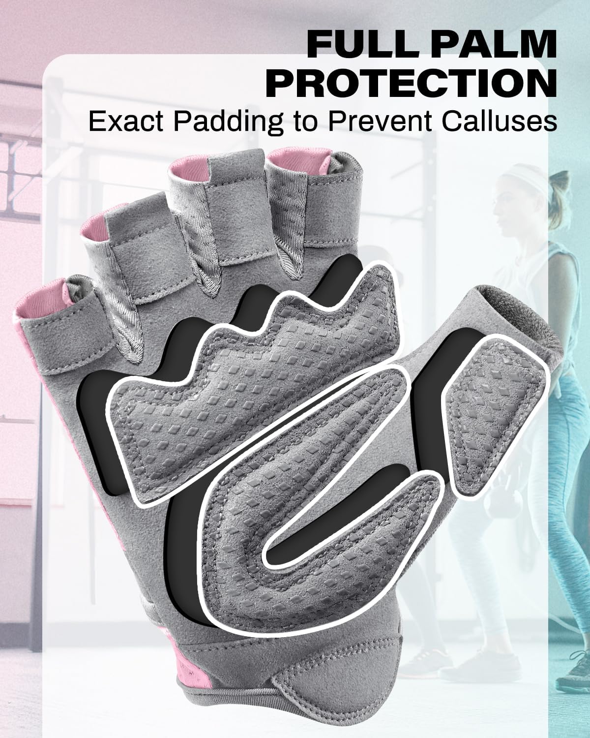 Detalle 2 de VINSGUIR Workout Gloves for Gym — Breathable Grip