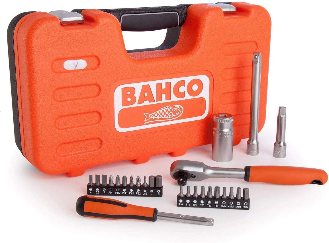 Detalle 2 de Bahco S330L Socket Set (53-piece) with 3/8in deep drive sockets + 1/4in accessories