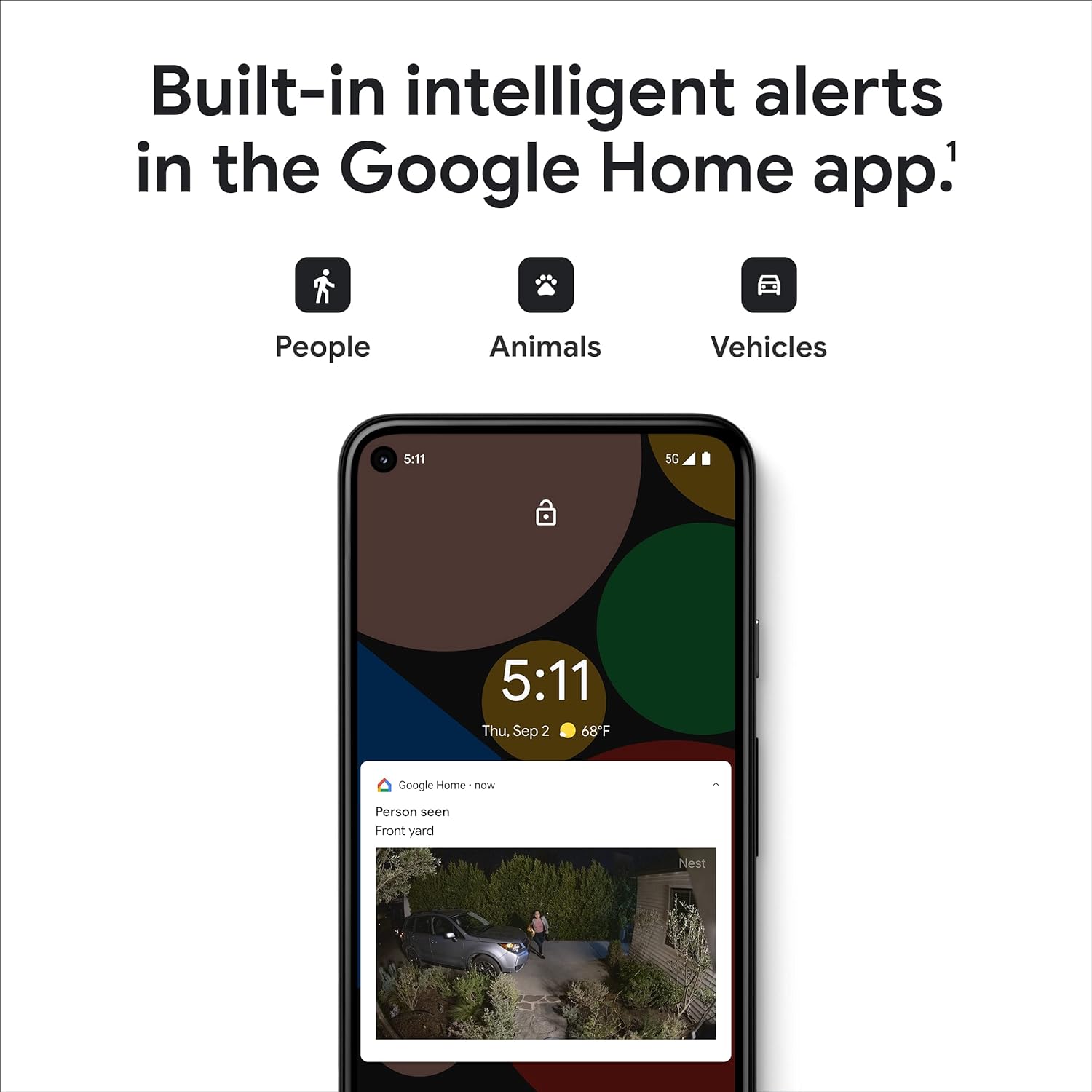 Thumbnail 1 de Google Nest Cam with Floodlight outdoor camera