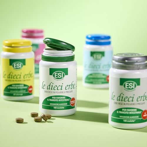 Detalle de ESI - Le Dieci Erbe: Integratore vegetale con Tarassaco, 100 tavolette