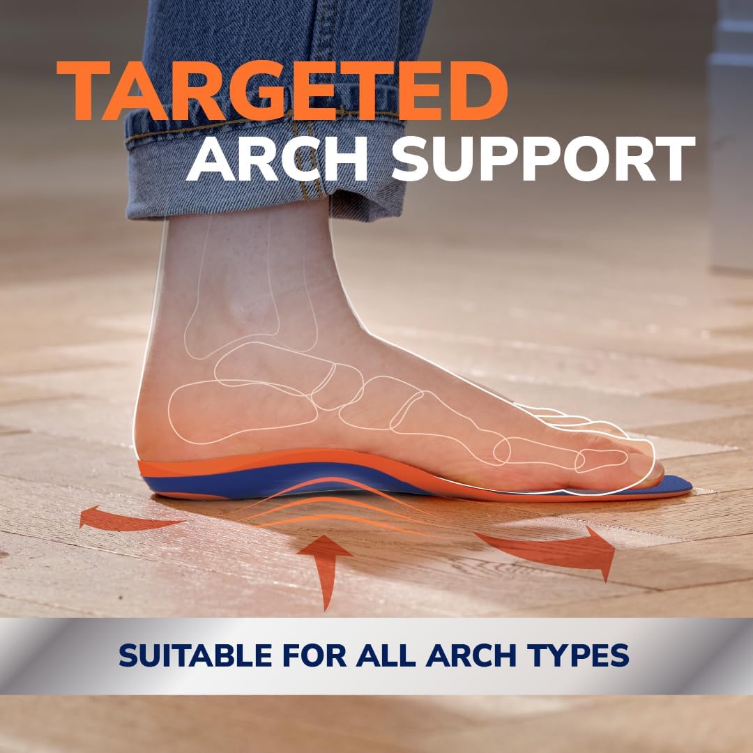 Detalle de Dr. Scholl’s Advanced Pain Relief Insoles for 340 lb support
