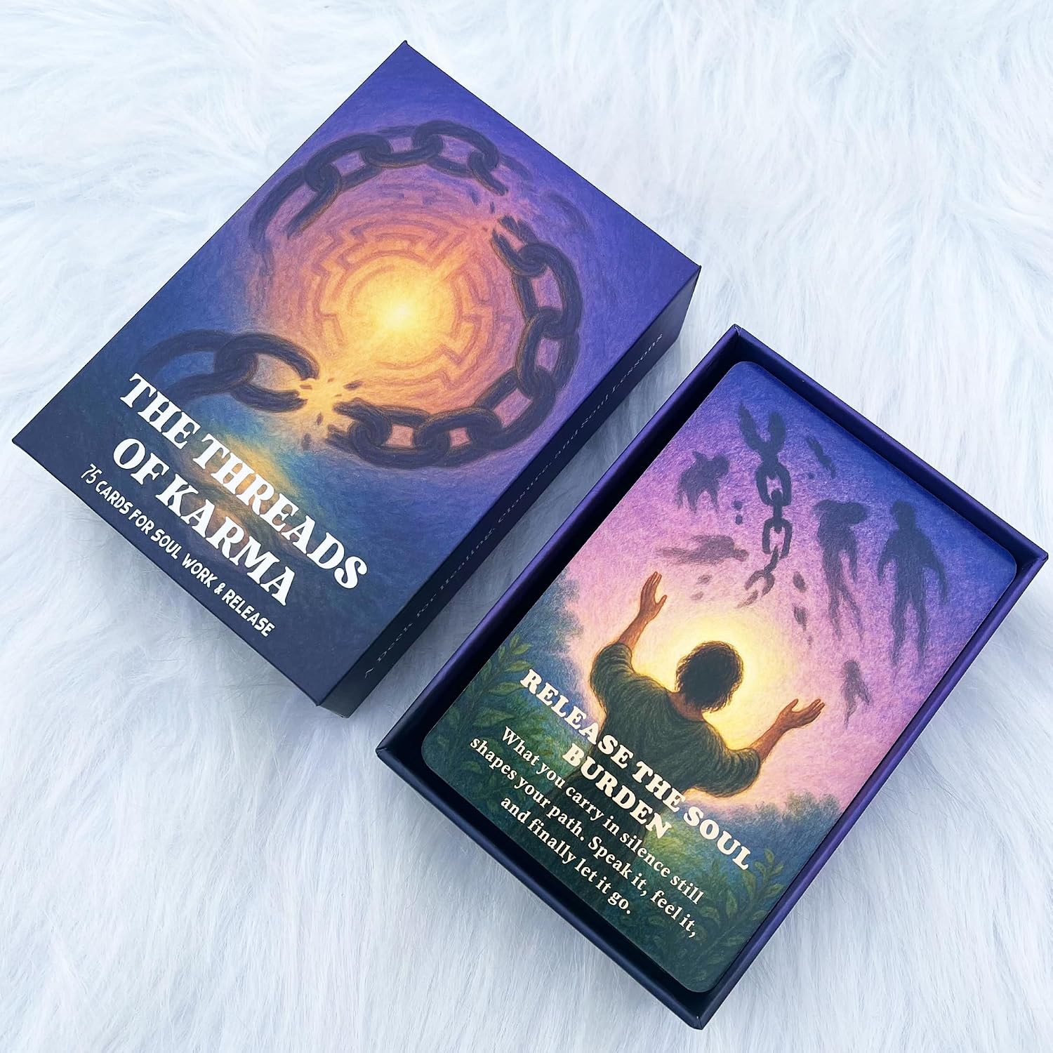 Detalle 2 de DPEHAKMK Oracle Cards, 75-Card Deck