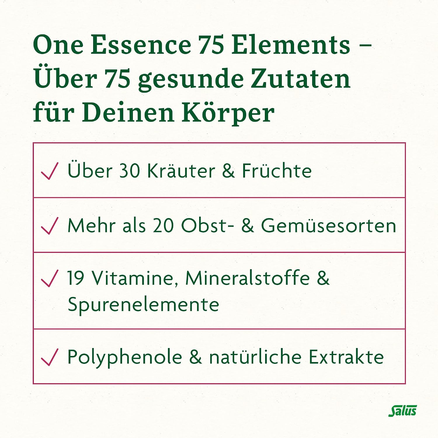 Thumbnail 4 de Salus One Essence 75 Elements 250 ml
