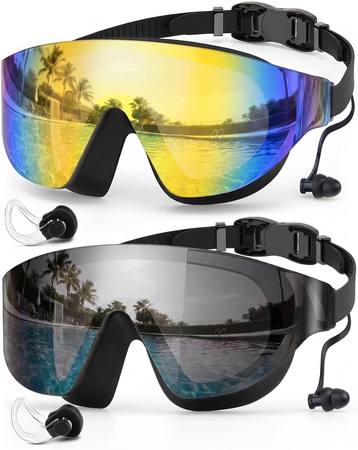 Thumbnail 6 de Zoomsnail Frameless Swimming Goggles: 180° Wide Vision, Anti‑Fog & Anti‑UV for Adults
