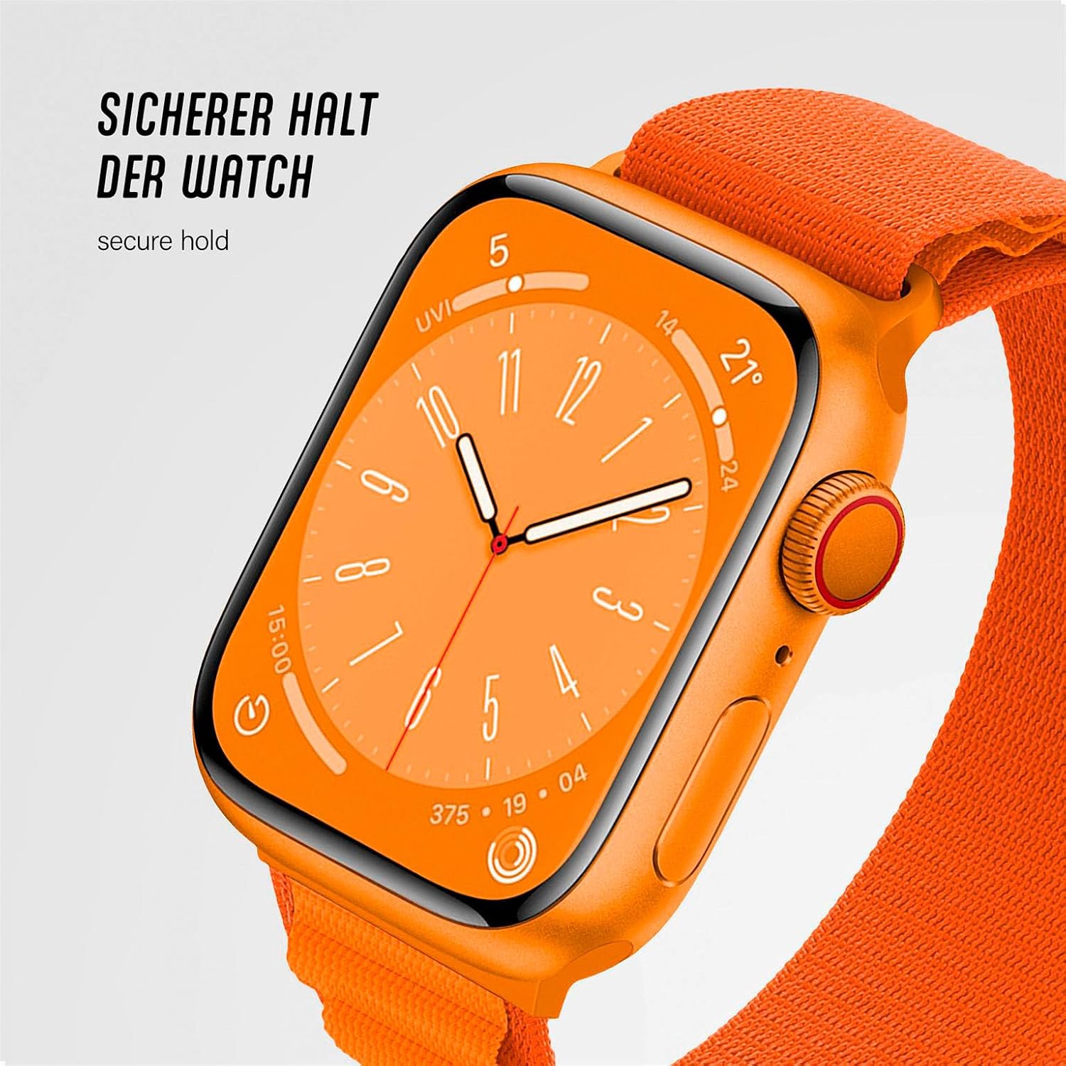 Detalle 2 de ONEFLOW Active Loop: cinturino in nylon per Apple Watch Ultra 1 (49 mm) – comfort traspirante e durevole
