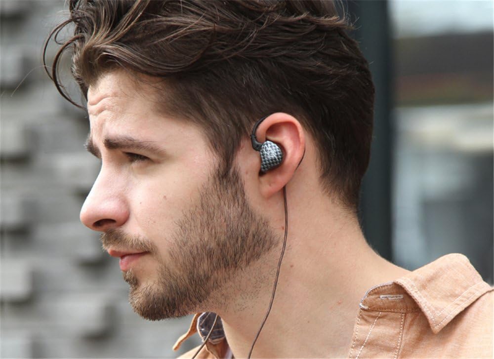 Detalle de Yinyoo KZ ZST bedrade in-ear hoofdtelefoon, hybride drivers, 3,5 mm jack, carbon