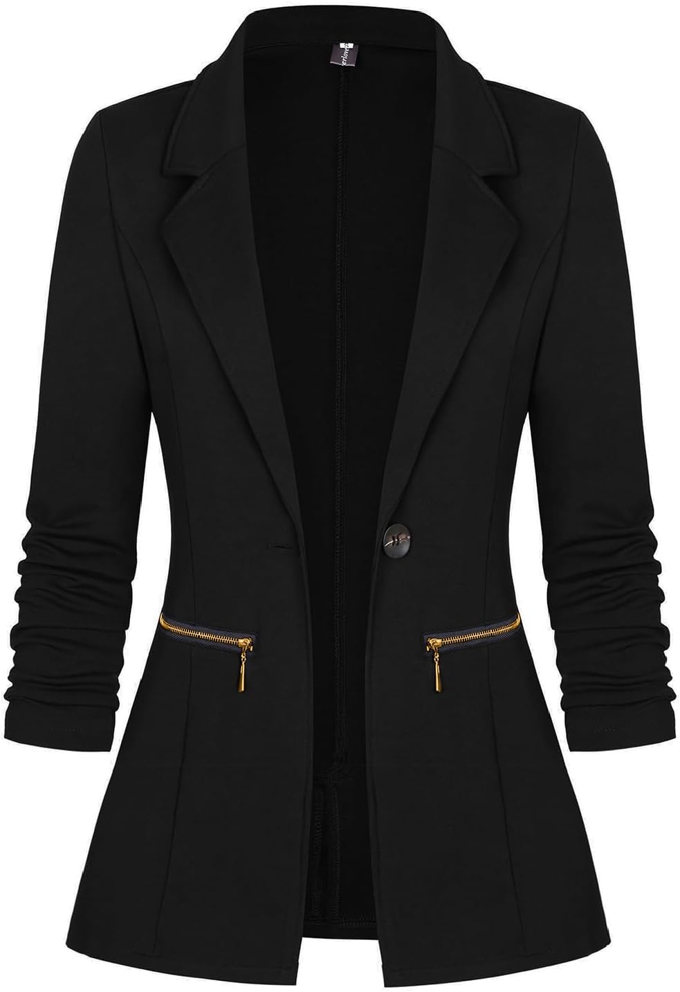 Detalle de Genhoo Blazer Open Front Long Sleeve