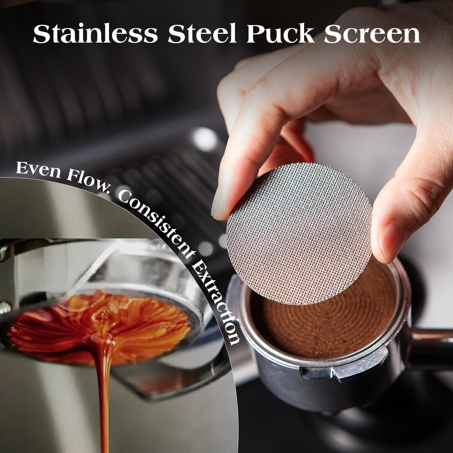 Thumbnail 6 de troletoi 7-Piece Espresso Accessories Kit with 53.3mm Tamper and WDT Tool