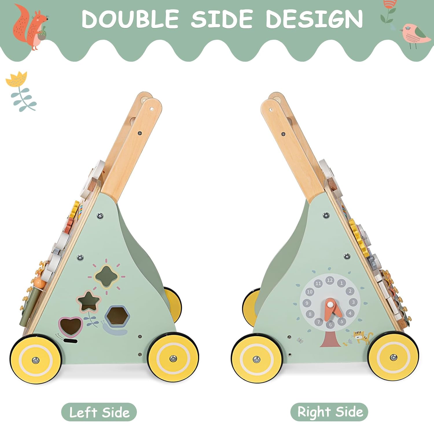 Thumbnail 3 de Baby Lauflernwagen Holz – Montessori Spielzeug