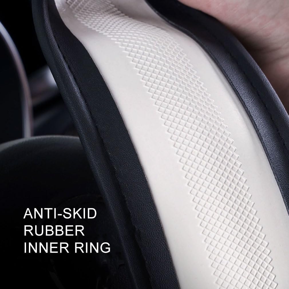 Detalle 2 de Pahajim Crystal Diamond Steering Wheel Cover (Black-Blue)