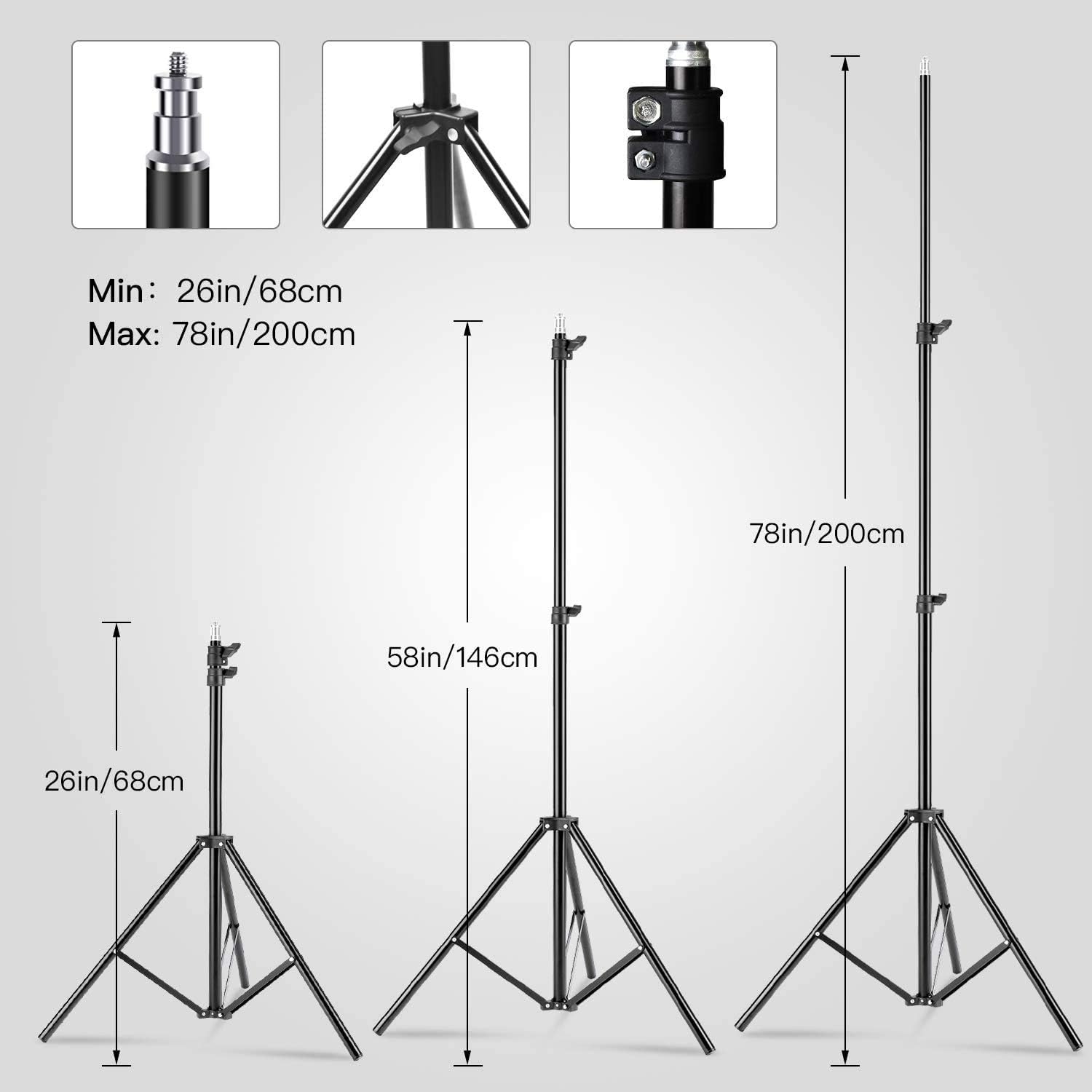 Thumbnail 5 de Abeststudio 135W continuous lighting kit 5500K