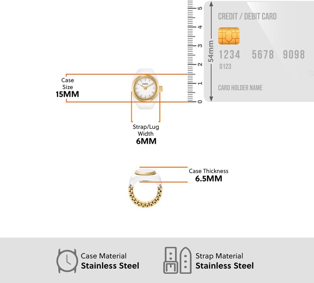 Thumbnail 5 de FOSSIL Montre Ring Femmes Quartz 2 Aiguilles