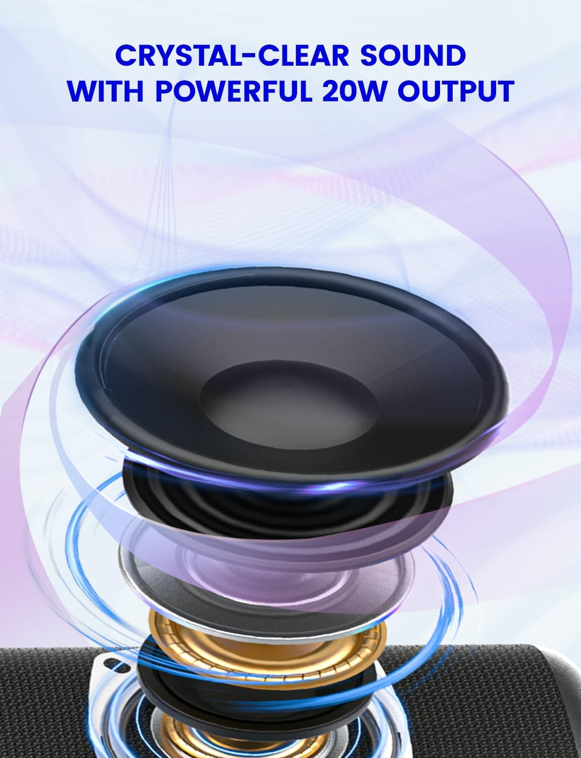 Detalle 2 de UOHHBOE Portable Speaker 20W 📢
