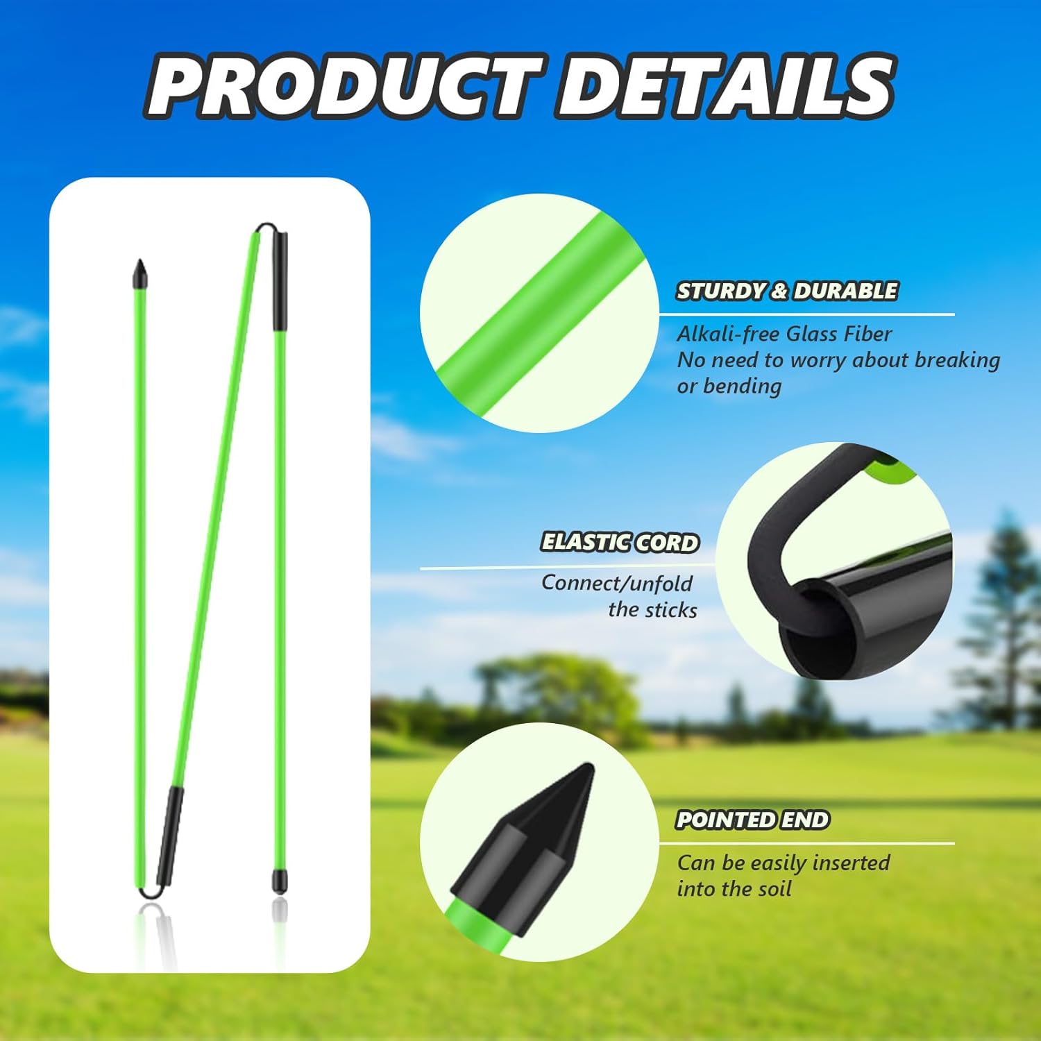 Thumbnail 2 de flintronic Golf Alignment Stick 123 cm