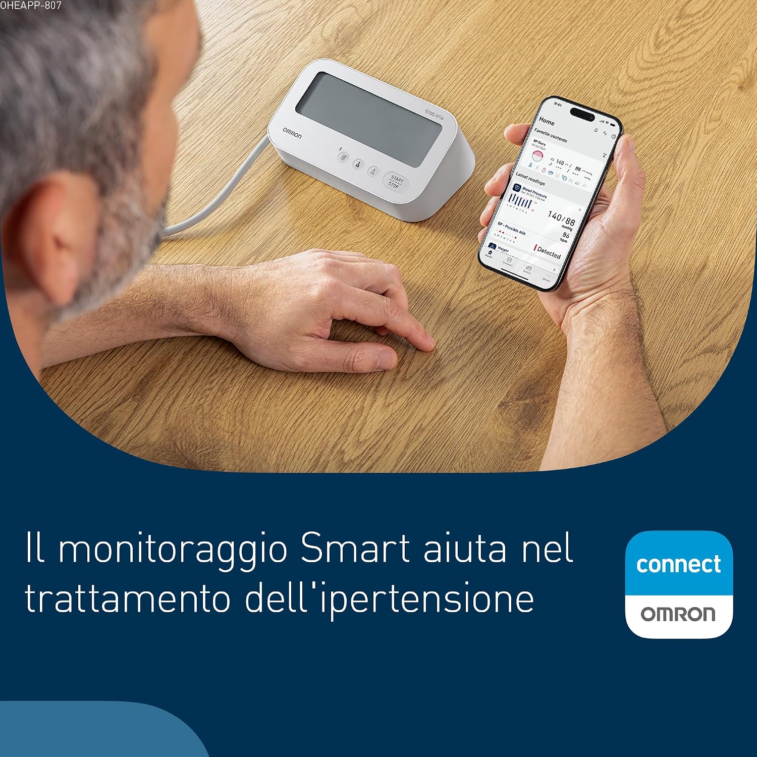 Thumbnail 4 de Omron X4 Connect AFib misuratore di pressione da braccio