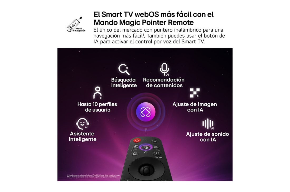 Thumbnail 5 de LG 85QNED82B6A: Smart TV QNED evo MiniLED 85'' 4K (2026) para cine en casa y gaming