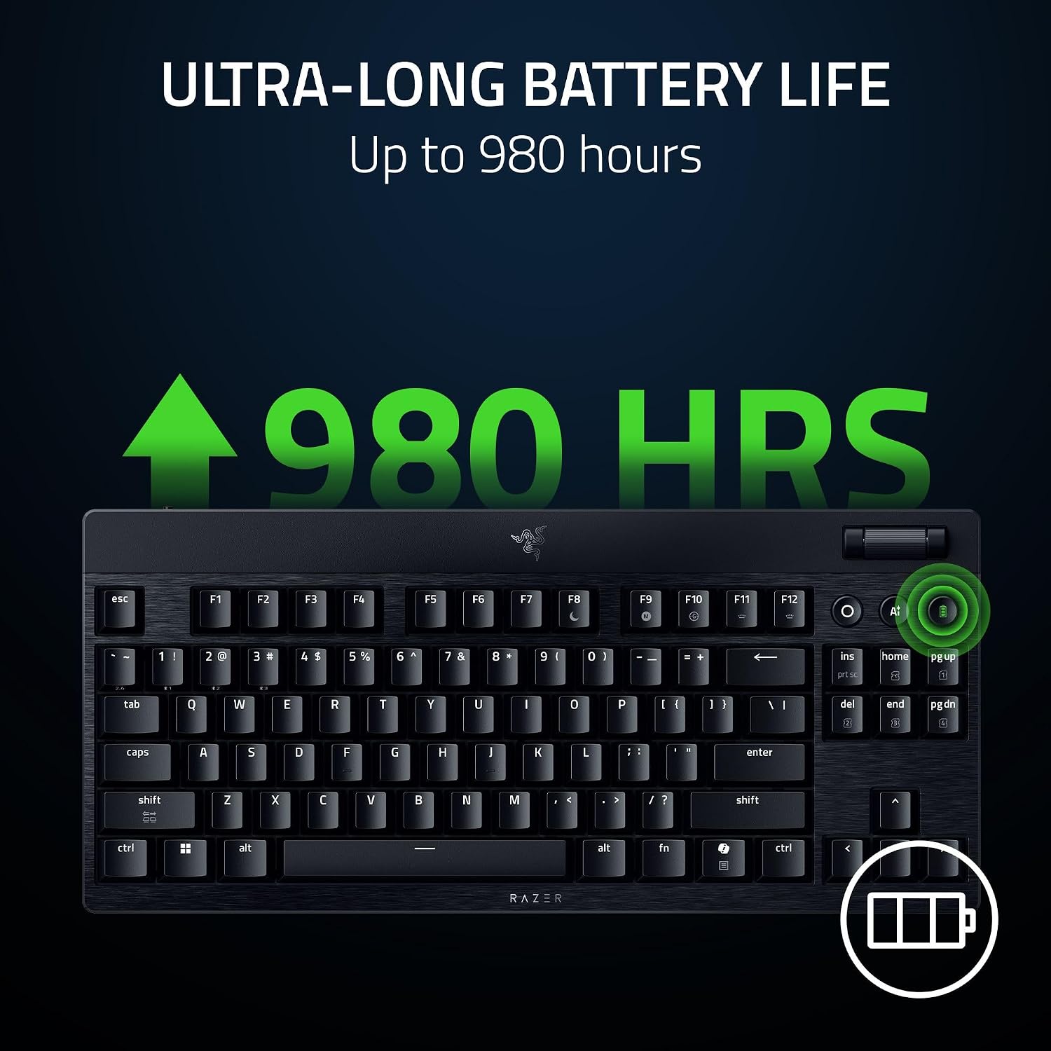 Thumbnail 6 de Razer BlackWidow V4 Low Profile TKL 980 HR