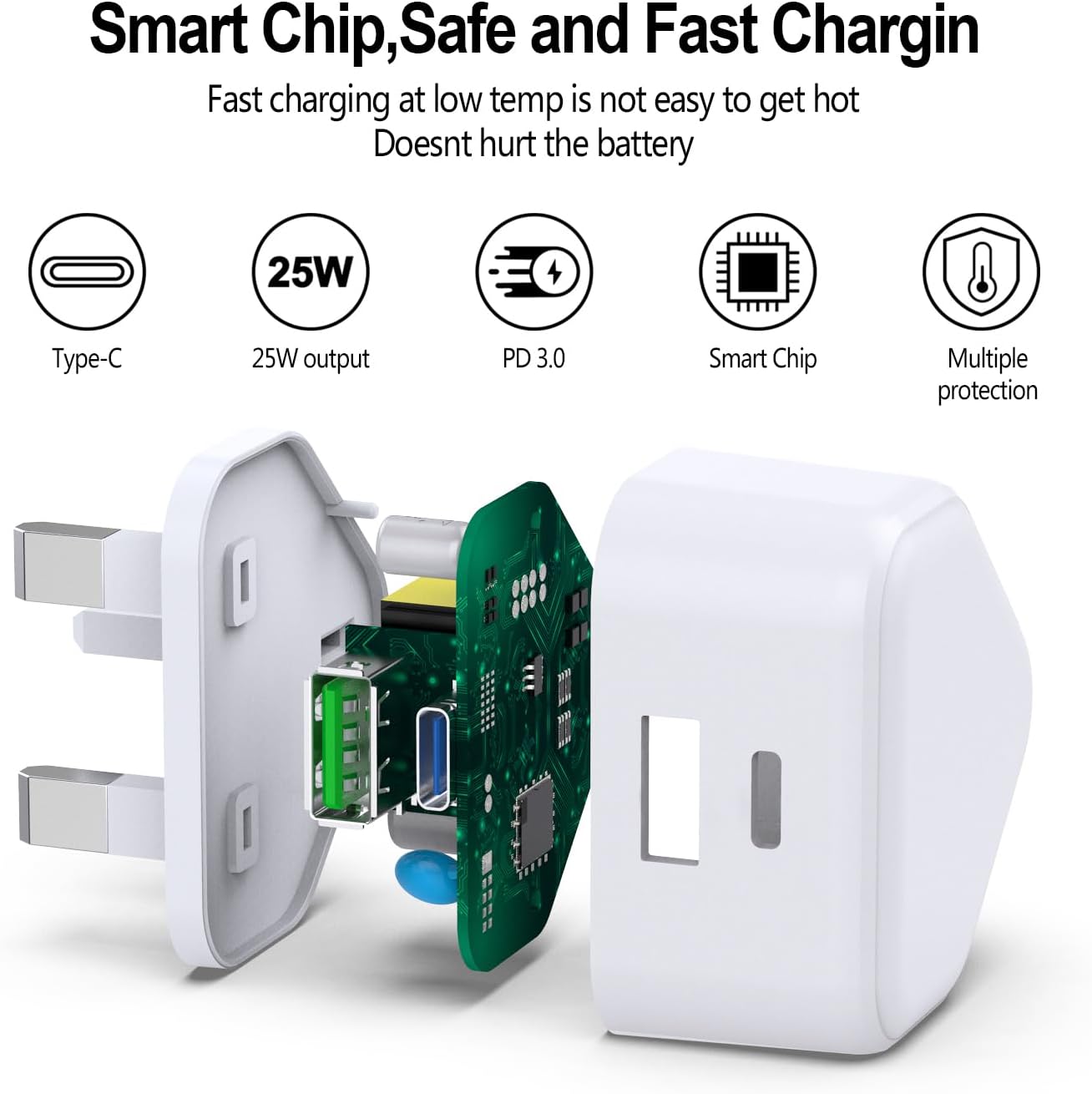 Thumbnail 1 de USB C 25W charger plug adaptor