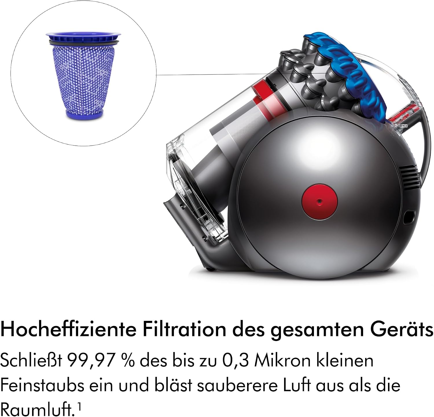 Thumbnail 2 de Dyson Big Ball™ Absolute 2 Bodenstaubsauger – starke Schmutzaufnahme für alle Bodenarten