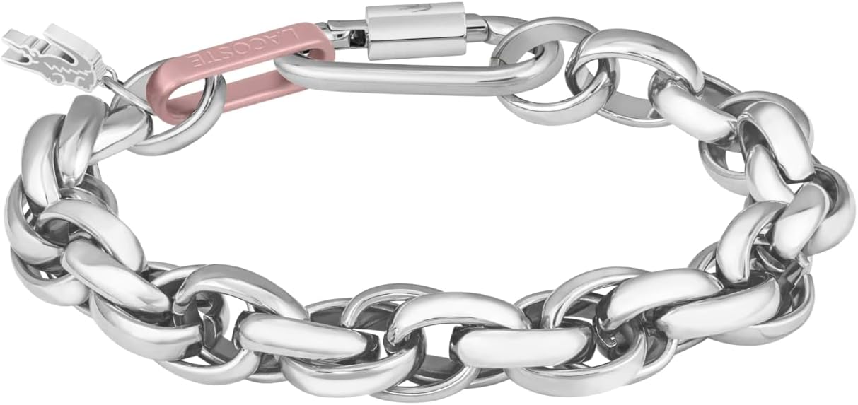 Thumbnail 2 de Lacoste Bracelet en Chaîne pour Femme Audace – Acier Inoxidable, version Or ou Argent