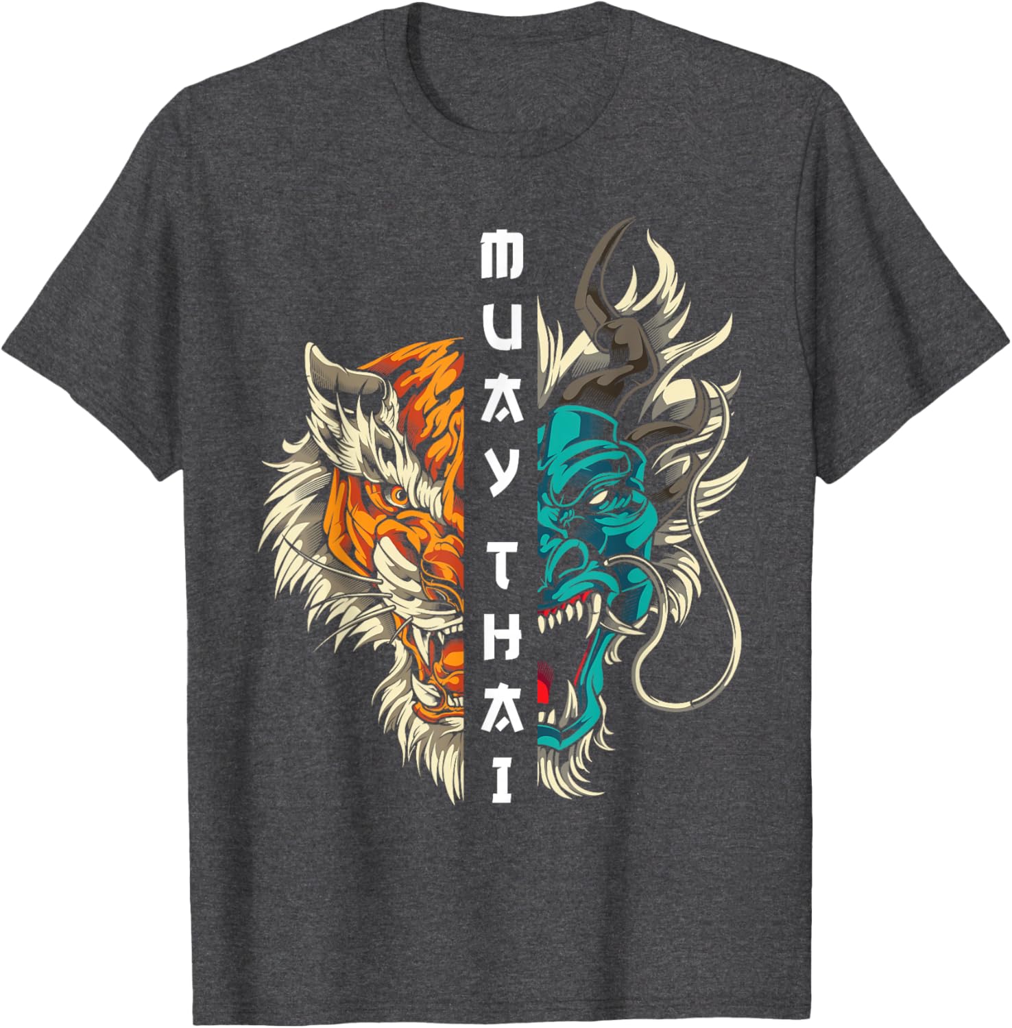 Thumbnail 5 de T-shirt boxe Muay Thai Tigre dragon