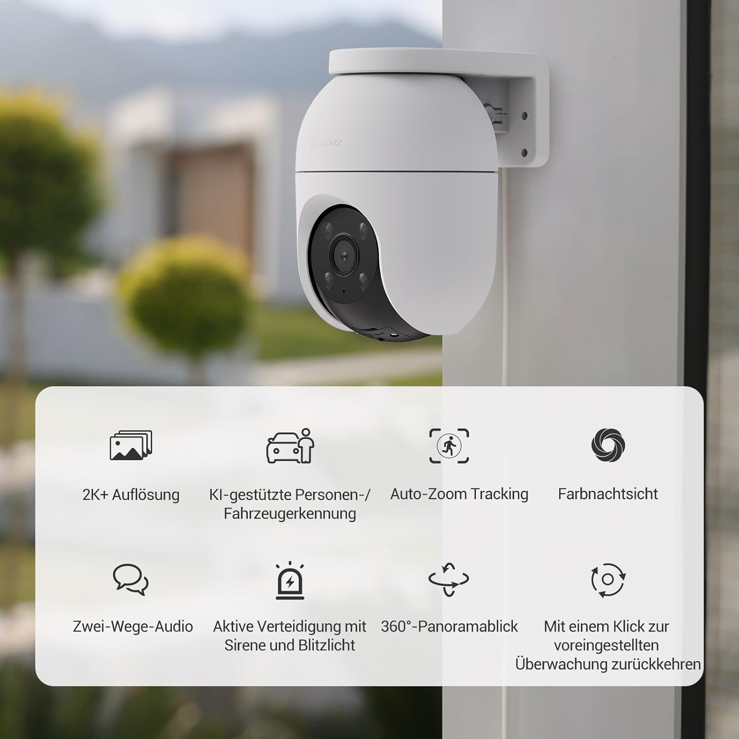 Detalle 2 de EZVIZ C8c 2K+ PTZ 4 MP WLAN Kamera