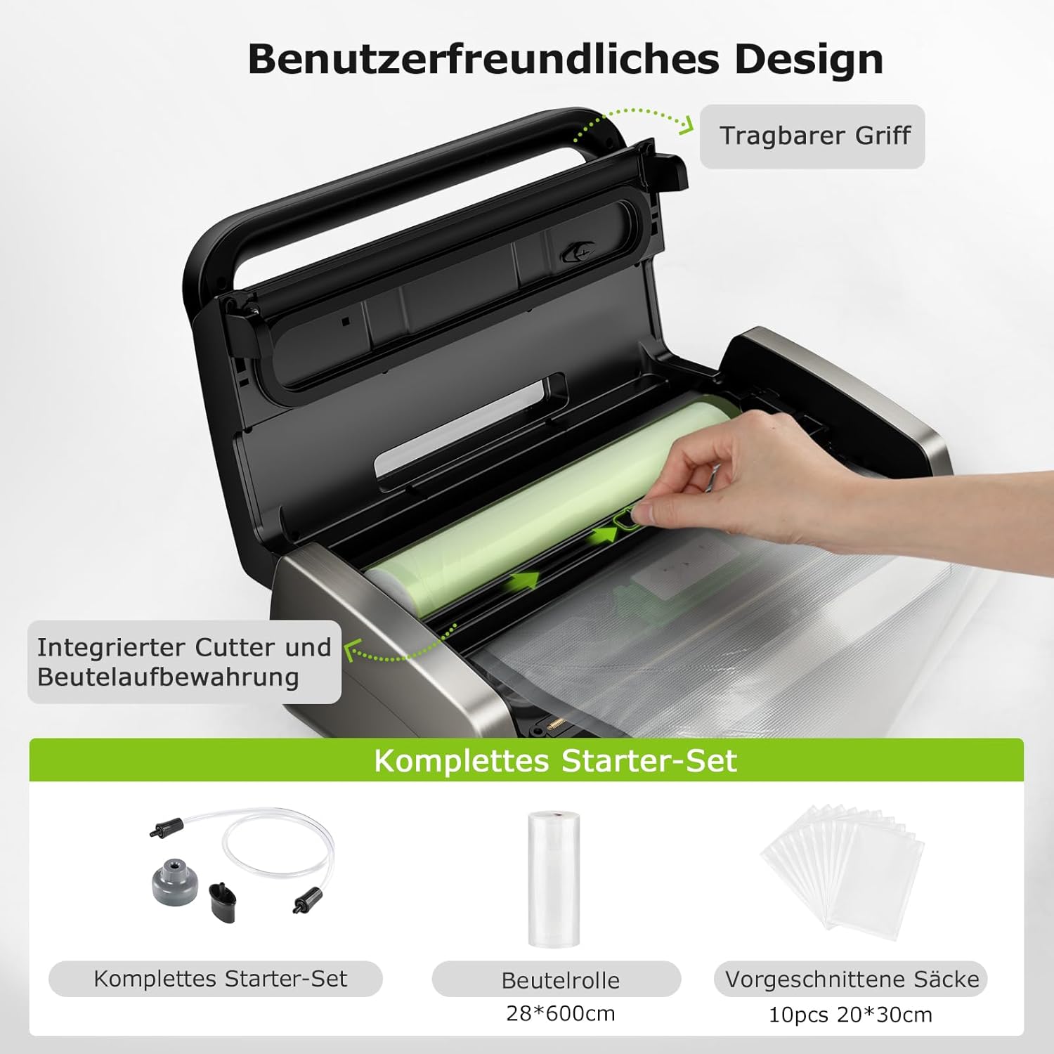 Thumbnail 6 de Bonsenkitchen Vakuumiergerät 15 L/min 🥫