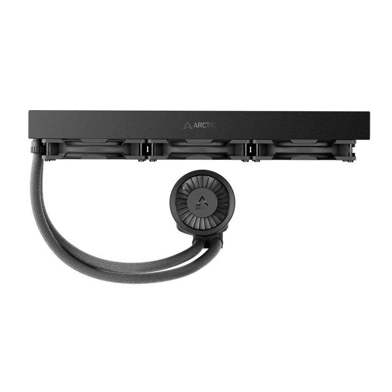 Detalle 2 de Arctic Liquid Freezer III Pro 420mm: refrigeración líquida AIO con 3 ventiladores y VRM integrado